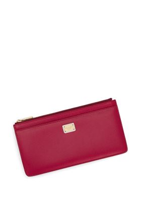 Portafoglio rosso con logo Dolce & Gabbana | BI1265A10018I484